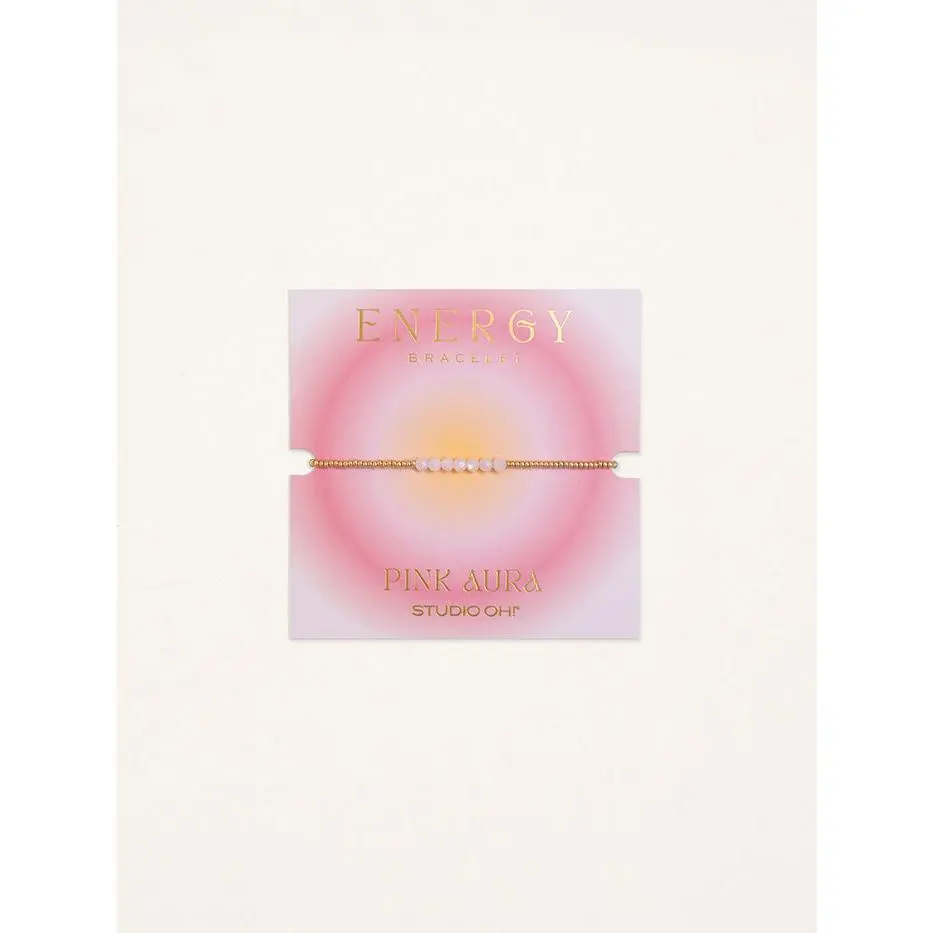 Pink Aura Energy Bracelet