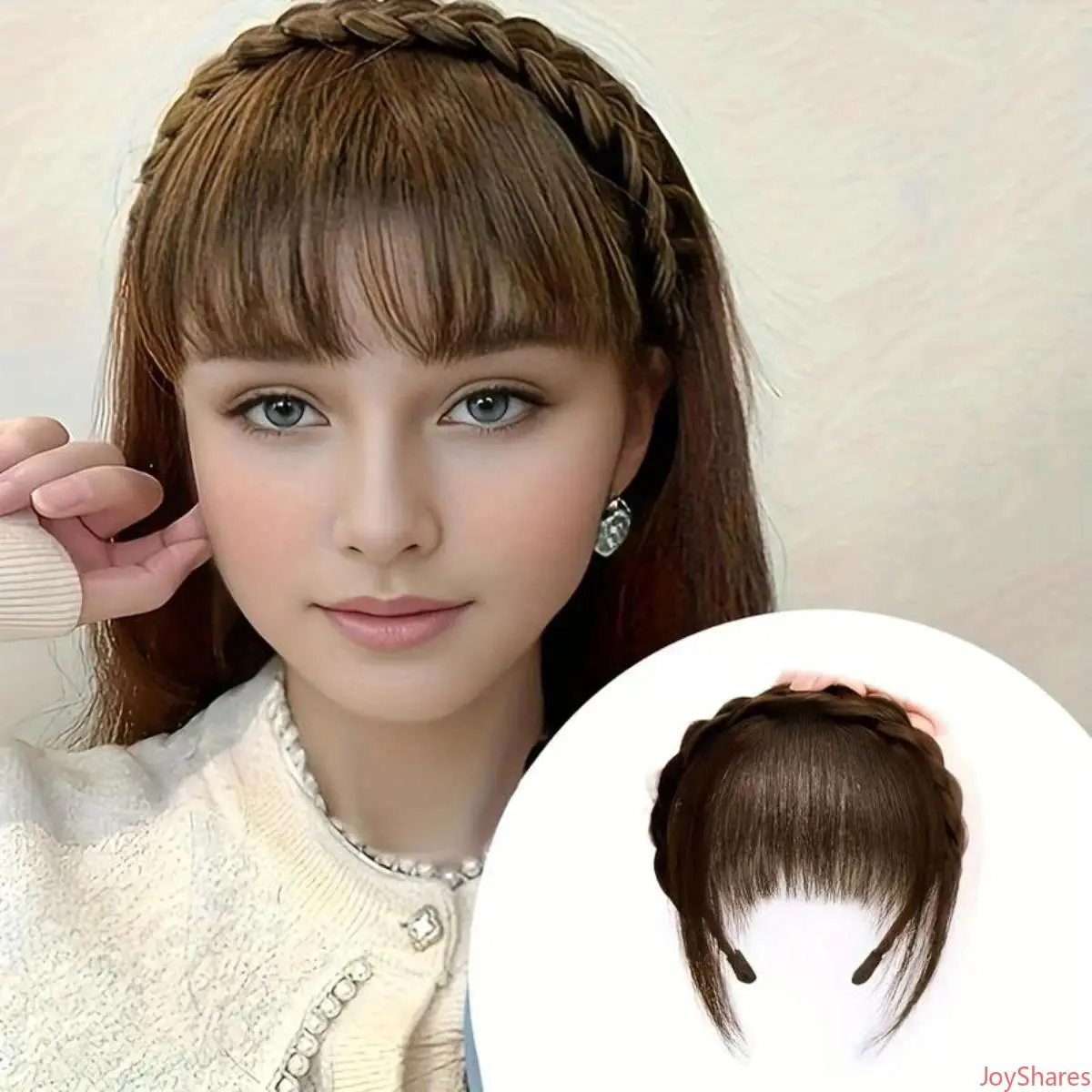 Women's Soft Braided Headband - Lightweight, Comfortable Textured Hair Accessory with Secure No-Pull Fit for Casual Holiday Looks, Easy Removal, Everyday Wear, Travel Use, Braidedheadband
