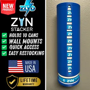 Zynergy Pouch/Snuff Easy access Zyn Patriot Blue Stacker! Keep your Zyn organized, Zyn storage, Wall Mount or Countertop Storage