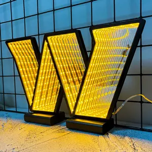 Washougal Panthers Infinite Mirror Neon Lights 3D Endless Illusion Tunnel Lights Unique home decor gifts
