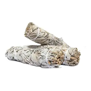 NessaStores White Sage Smudge Stick Incense 6" Bundle (3 pcs) #JC-162
