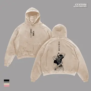 Fushiguro Toji Jujutsu Kaisen T-Shirt & Hoodie – Double Printed Acid Washed Anime Graphic, Oversized Lightweight Cotton Manga Streetwear, Unisex Sorcerer Killer Aesthetic