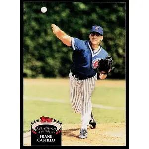 Frank Castillo 1992 Stadium Club #65 RC Chicago Cubs