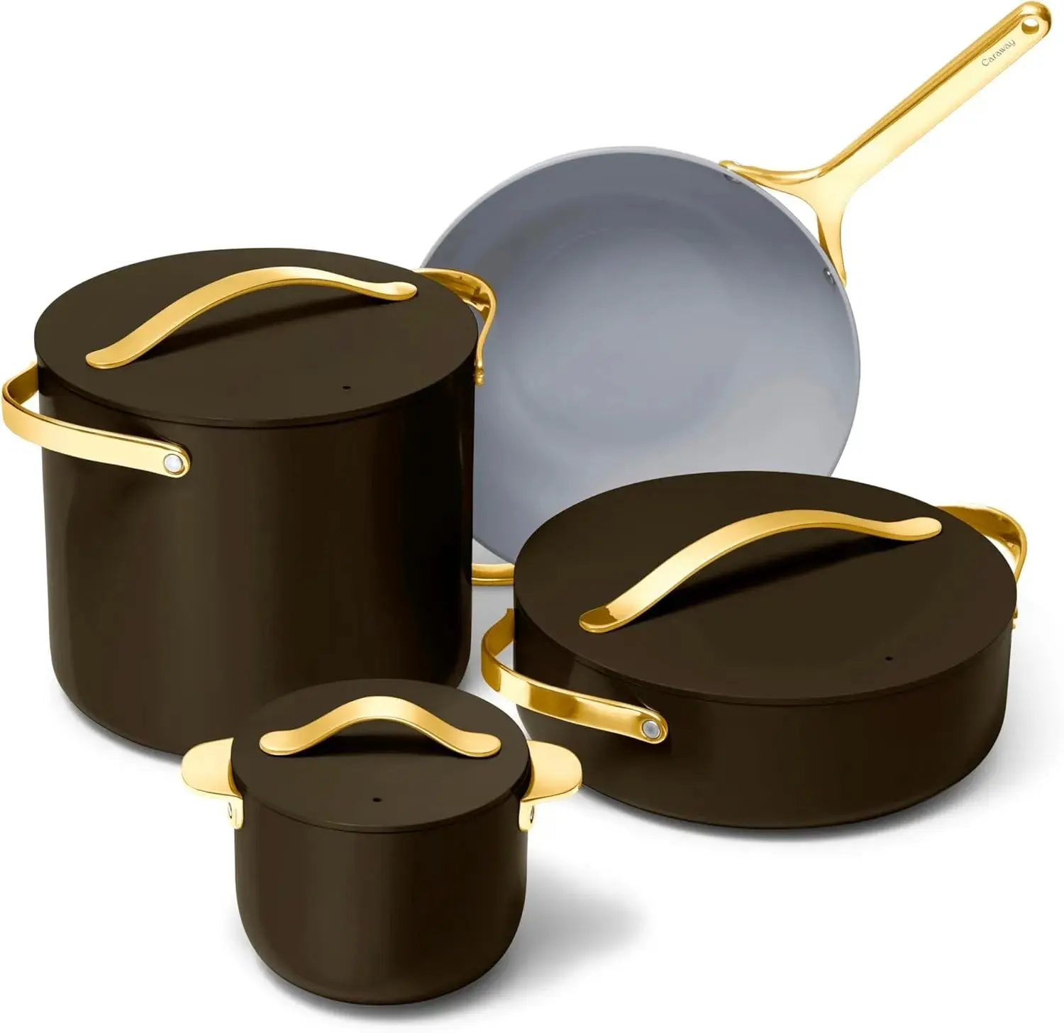 8pc Cookware Set - Black