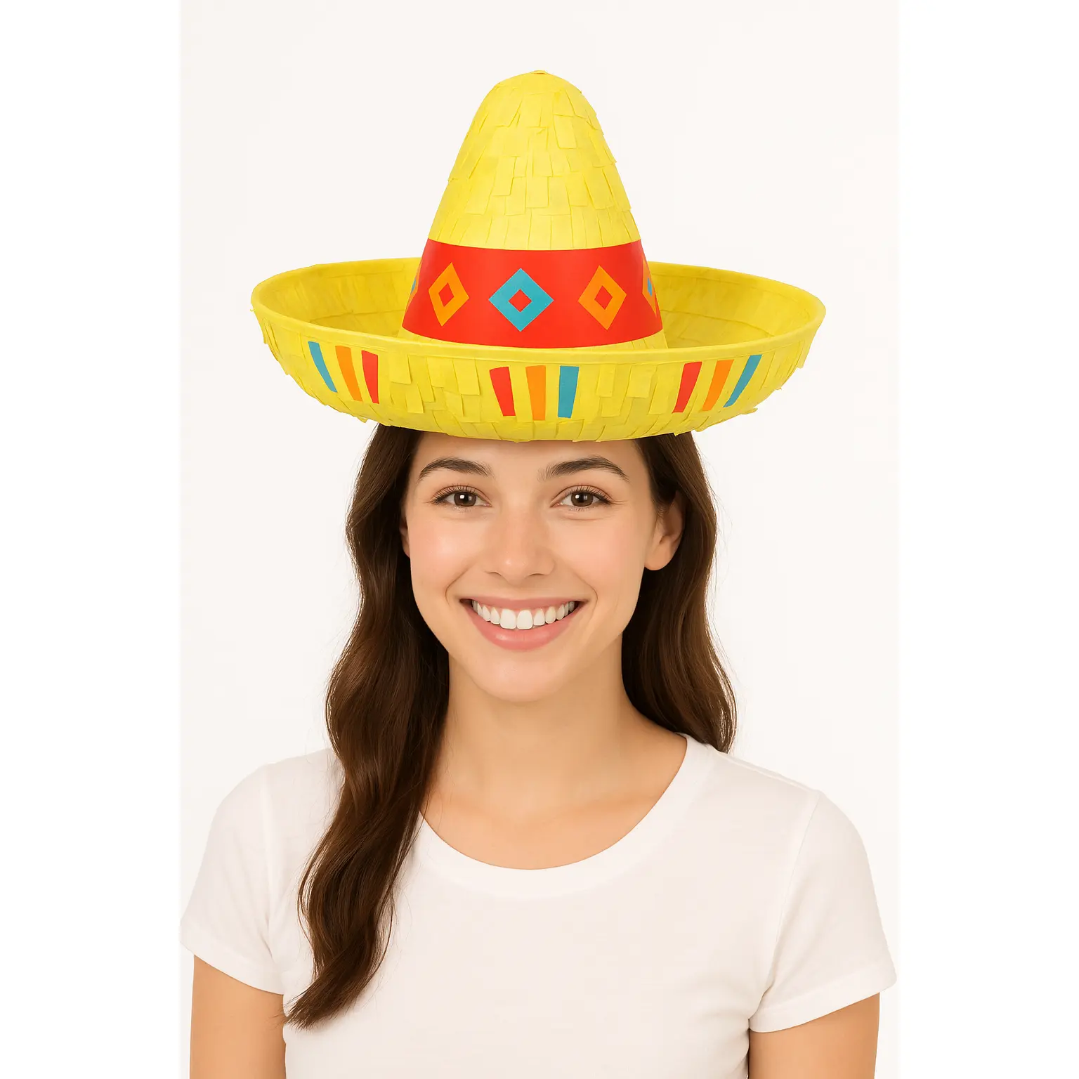 Mini Sombrero Piñata Decoration for Festive Fiesta Fun