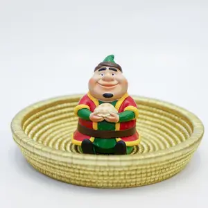 MBC Ramadan Fananees Decor Tray- Ceramic round tray- Fat man character