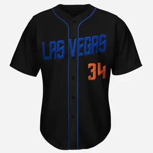 Las Vegas Baseball Jersey - black