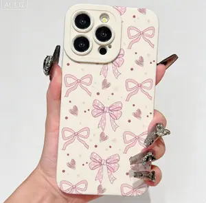 Phone case: Eye Antique White 1pc Girl Style  Bow TPU Shockproof Full Coverage Precision Protective Case for Iphone iPhone 6/7/8/X/Xs/Xr/Xs Max/11/12/13/14/15/16 Pro Max