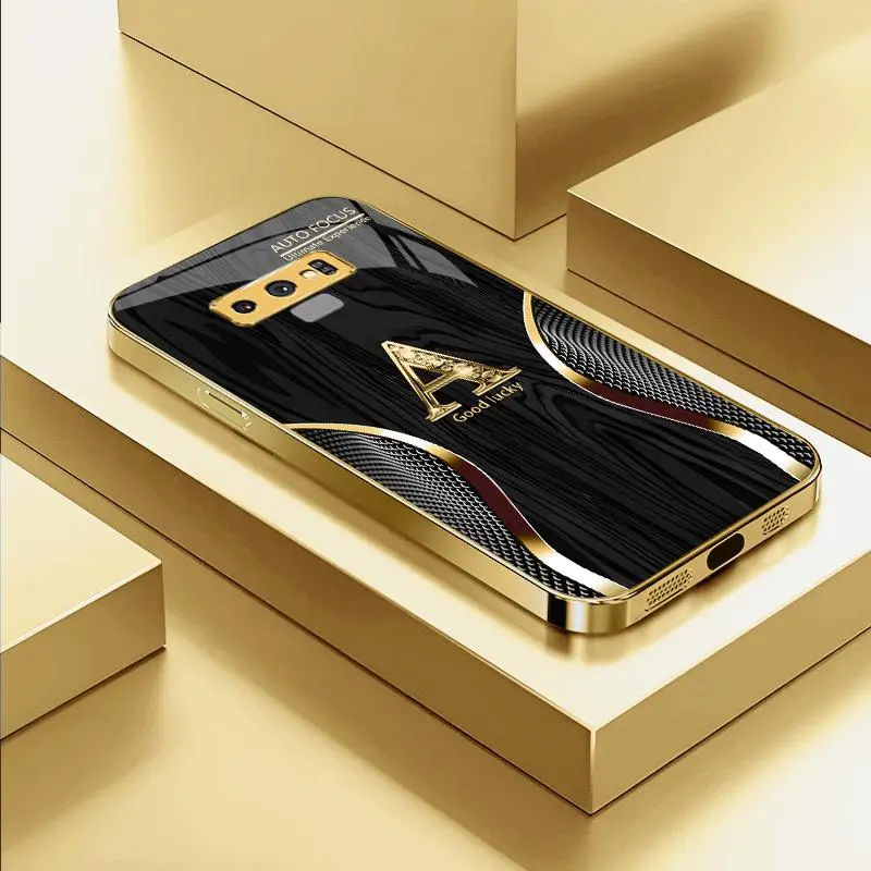 Suitable for [Galaxy Note9] high-end  phone case，Sophisticated and Minimalist Design—with all 26 letters available for you to choose from.YM99