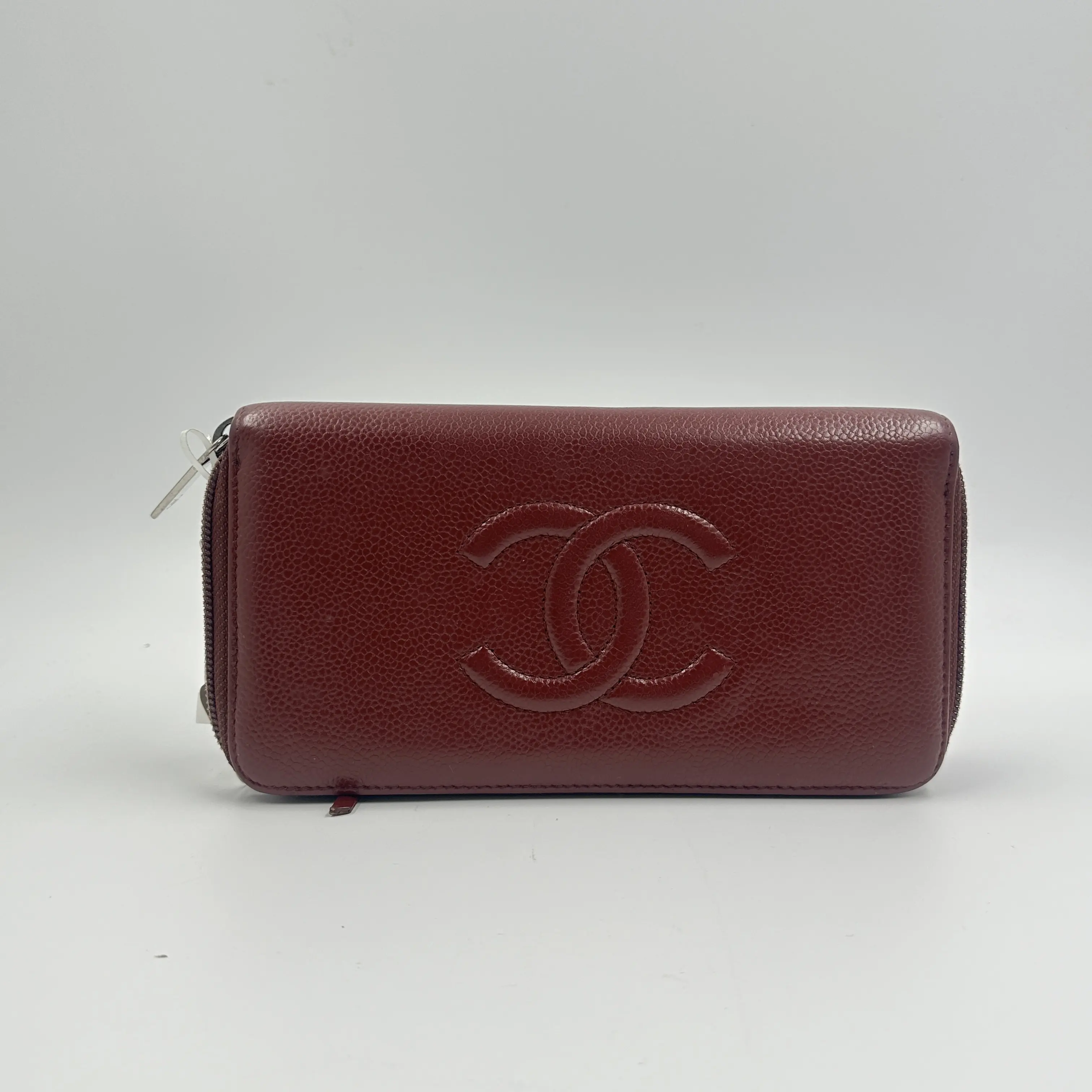 Pre-owned CHANEL Timeless CC Zip Around Wallet A101671