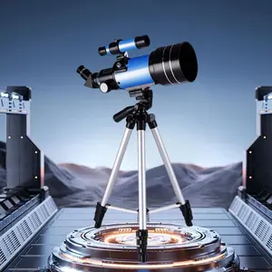Astronomical Telescope, 1 Set High-definition Astronomical Telescope with Retractable Tripod, Suitable for Beginners, Outdoor Camping Equipment