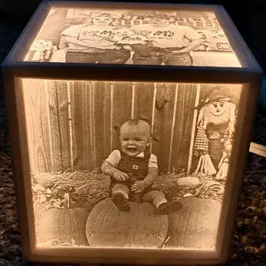 Custom 3D Printed Lithophane - Personalized Translucent Art Piece