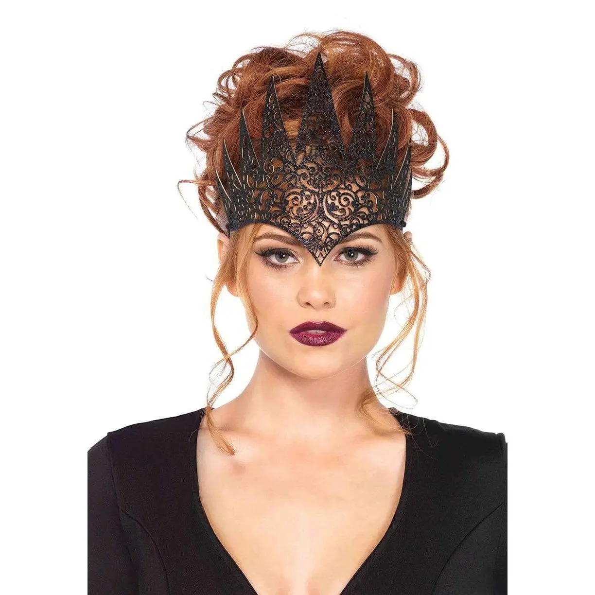 Glitter Die Cut Filigree Royal Crown