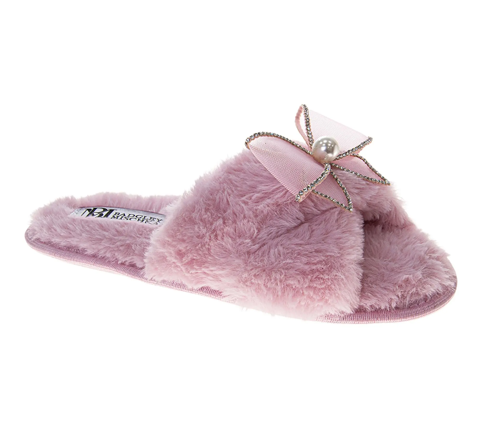 Badgley Mischka Women's Bow Slide Slippers Badgley Mischka Women's Bow Slide Slippers