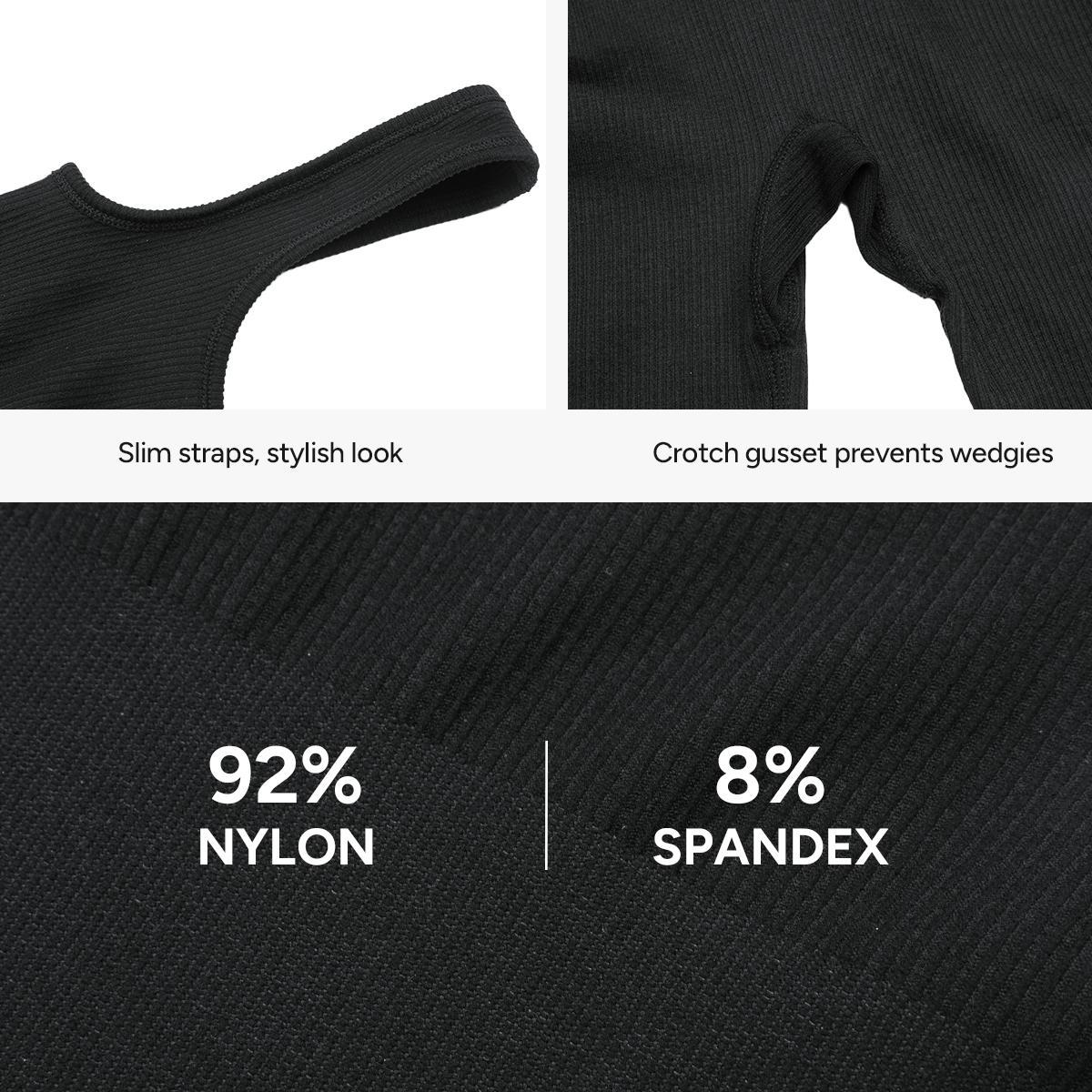 Nebility Women's Workout Seamless Yoga Ribbed Bodycon Jumpsuit Cut Out Asymmetric One Piece Leg Lengthening Tank Top Leggings Romper Stylish Activewear Stretchable All Season Solid Color Sports Jumpsuit