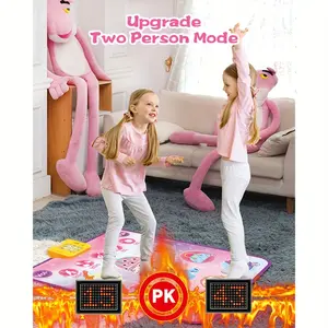 Dance Mixer Rhythm Step Dance mat - Children's Dance Games Toys Gift Girls Boys - Dance mat with LED lights, adjustable volume, built-in music