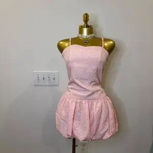 Sweet Picnic Pink Mini Dress