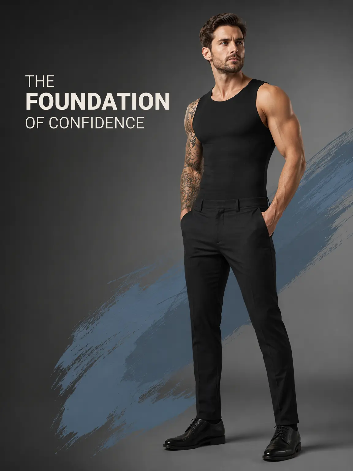 YOWODA Men's Seamless Compression Tank Top - Gynecomastia-Adapted Contoured Cut Nylon Blend Undershirt, Compression Support, Sports Clothing, Yoga Sports Vest for Gym Activewear Workout Vest Sweat Sauna Vest