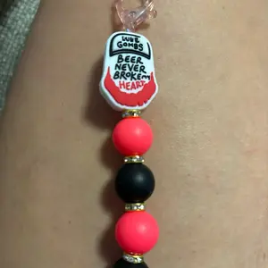 Like combs beaded keychain