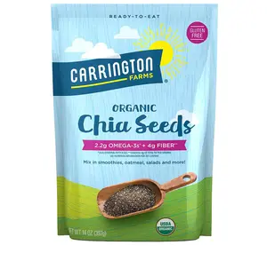 Carrington Farms Organic Chia Seeds, Gluten Free, USDA Organic, 14 Ounce