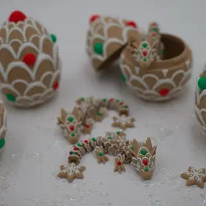 3D Printed Baby Gingerbread Cookie Dragon