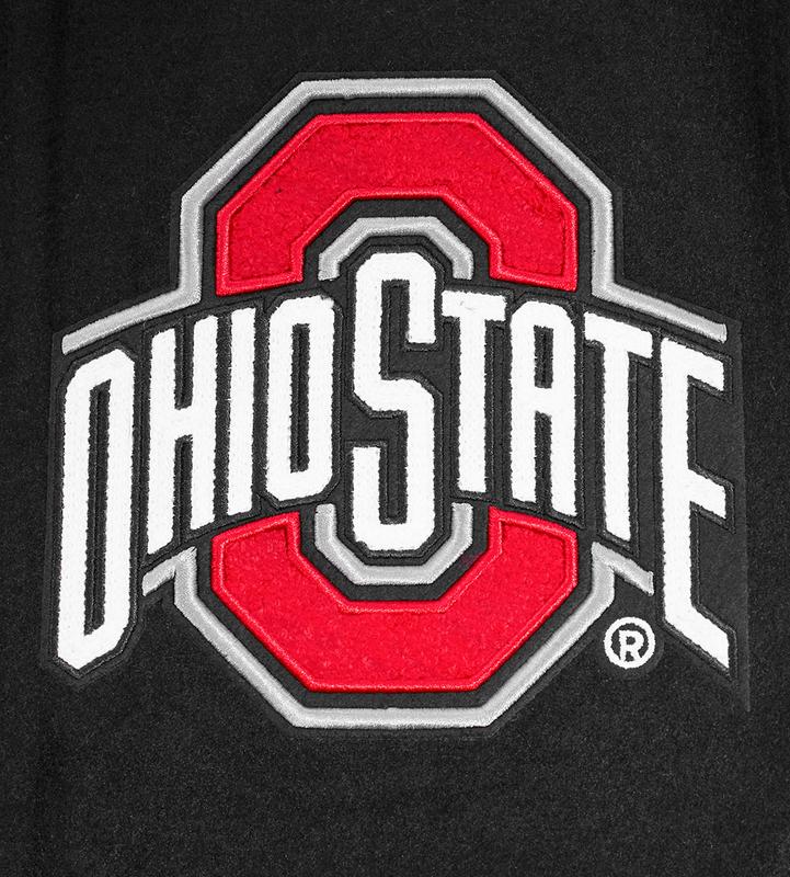 OHIO STATE UNIVERSITY CLASSIC MEN'S WOOL VARSITY JACKET