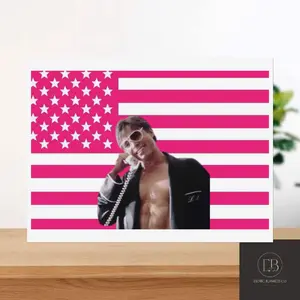 Nicholas Chavez Pink American Flag - 3x5ft Tapestry, Ideal Home Decor Gift for Fans!