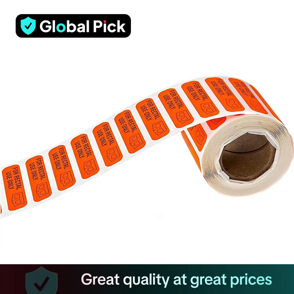 Rectal Use Only Sticker (500pcs/roll), Funny Joke Gag Sticker, Practical Jokes Gifts for Adults & Kids, Self Adhesive Sticker for Home Kitchen