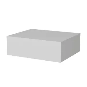 360 stand Modern Furniture 5 in. Faux Wood Floating Nightstand - 1 Drawer White Bedroom Side Table