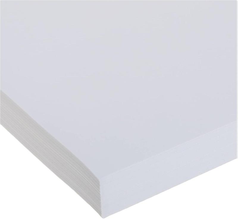 Half Sheet Self Adhesive Shipping Labels for Laser & Inkjet Printers- 200 Count (BL-G8511-100) 8.5 x 5.5 Inch White Sticky Labels