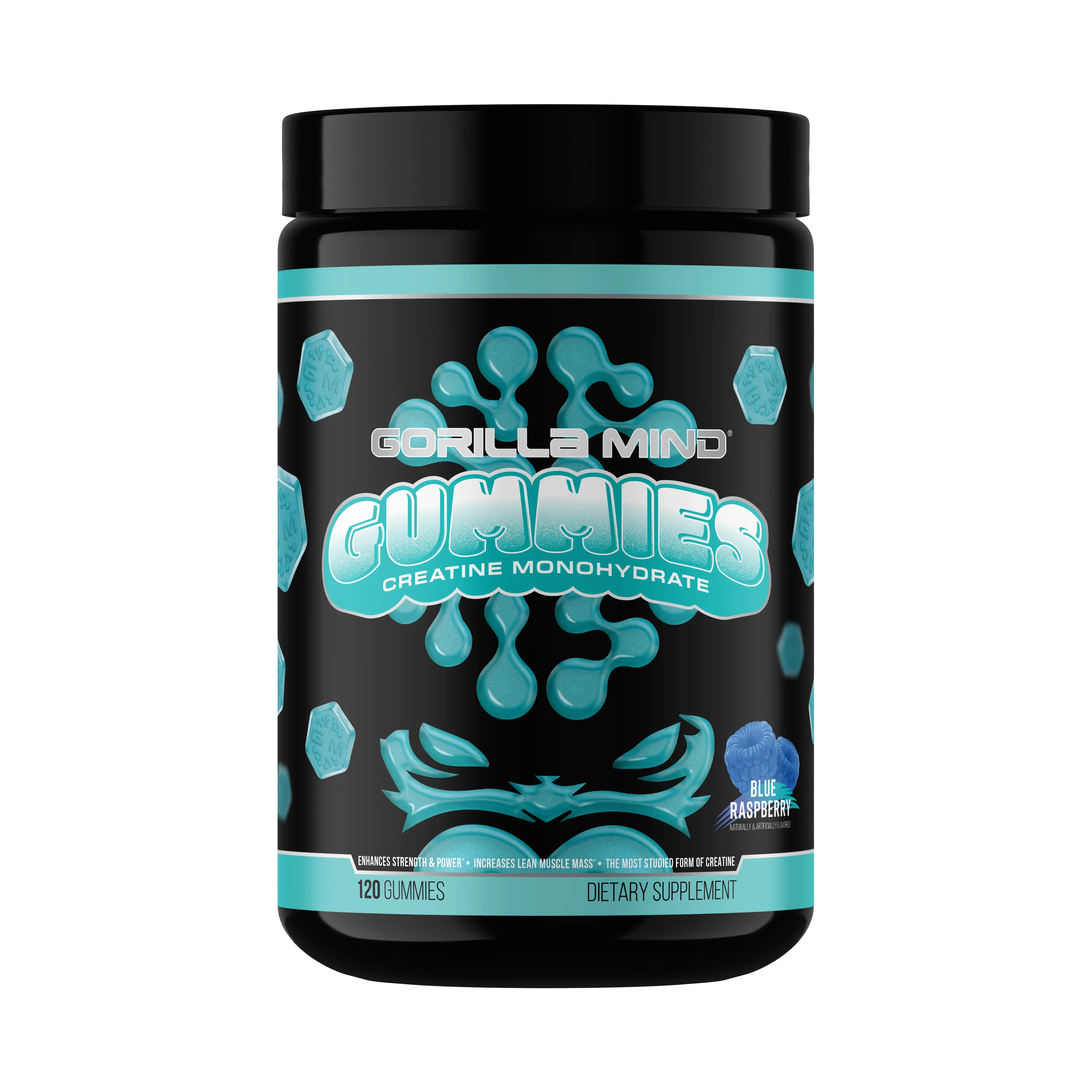 Gorilla Mind Creatine Gummies, Chewable Sugar-Free Creatine Monohydrate, Creapure Purity, HPLC Tested (30 Servings) Gorilla Mind Creatine Gummies, Chewable Sugar-Free Creatine Monohydrate, Creapure Purity, HPLC Tested (30 Servings)