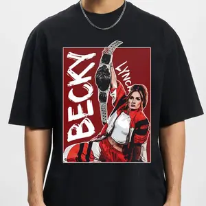 Becky Lynch Black T-Shirt – Street Style Outfit Fashion Cotton, Full Sizes, Full Colors, For Men, For Women
