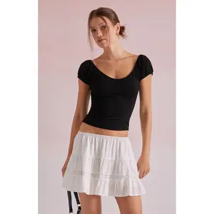 Beverly and Beck Women's Daisy Corset T-Shirt