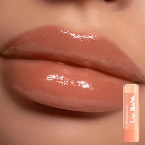 3PCS/1PCS peach lipstick - moisturizing lip mask, waterproof lipstick, fruity, light and moist, durable, non greasy, non dry, bare color, luster, nourishing and repairing. Suitable for those with dry lips, providing deep moisturizing nourishment