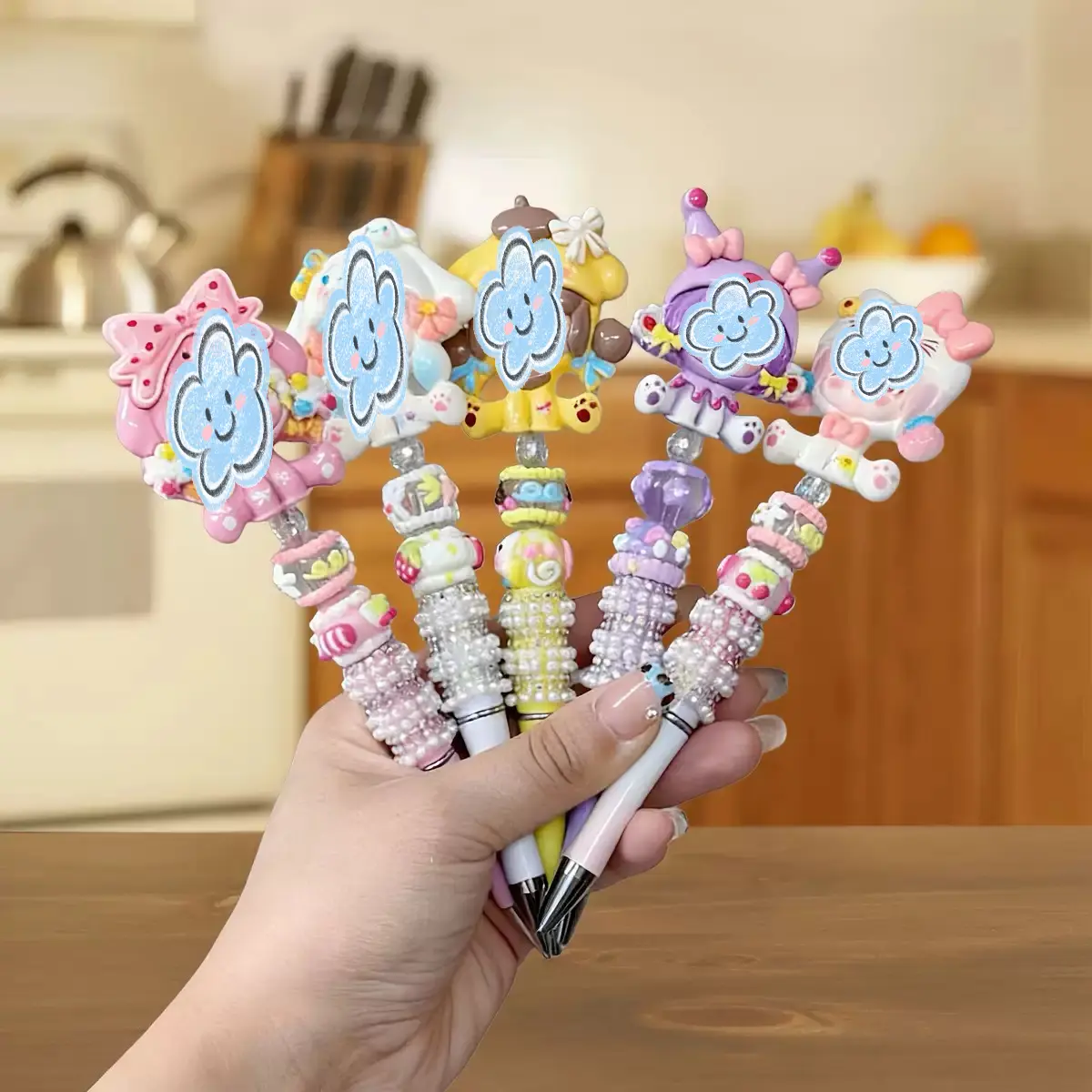 Pen Toppers, Assorted Cartoon Silicone Pencil Caps for Kids, Unisex Decorative Stationery Accessories for School