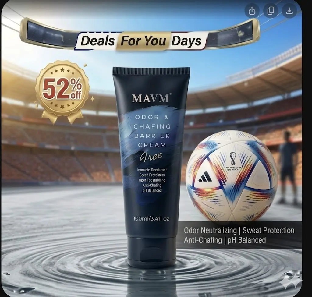 （D）MAVM Men Antiperspirant Deodorant, SummerVibes,Aluminium Free Deodorant Cream, Fresh Woody Citrus Scent, Sweat Protection & Anti-Chafing
