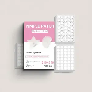 480pcs Acne Patches, Acne Pimple Patch, Invisible Hydrocolloid Blemish Spot Treatment, Covering Acne & Imperfections, Skin Care Essentials