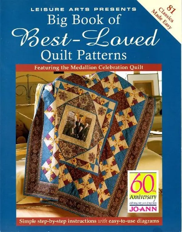 USED Book - Big Book of Best Loved Quilt Patterns by Leisure Arts (Hardcover) - english