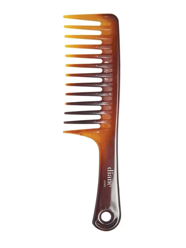 Diane Tortoise Wide Tooth Detangle Comb 9-3/4" #D7912