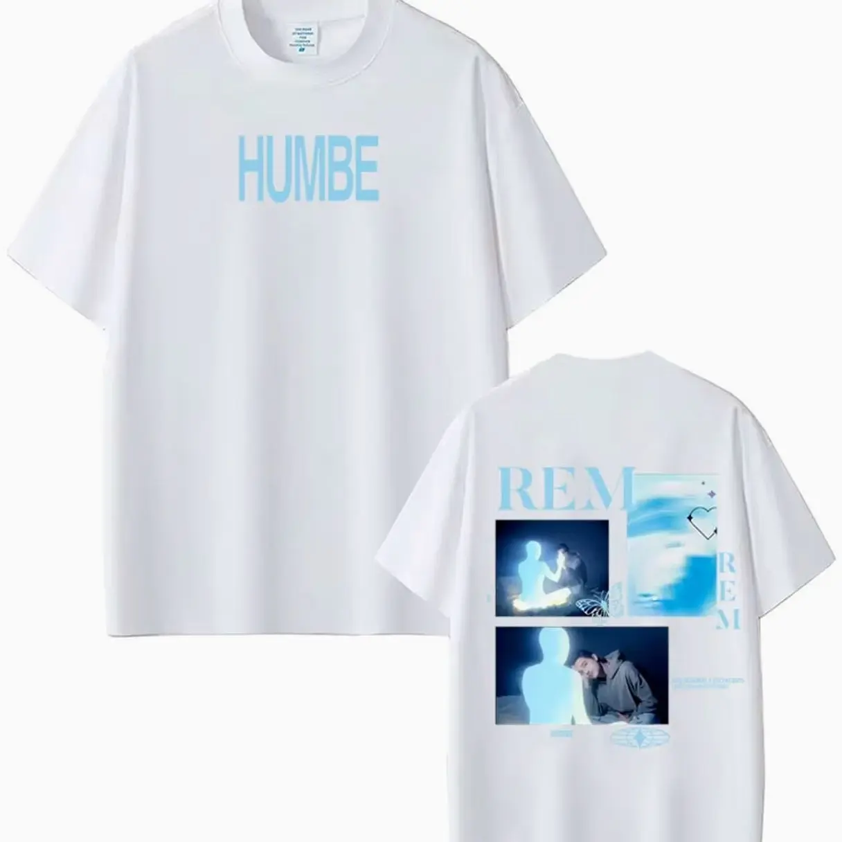 Singer Humbe Dueno Del Cielo 2026 World Tour T-shirts Men Women  Loose Short Sleeve T Shirt Fashion Hip Hop T-shirts I