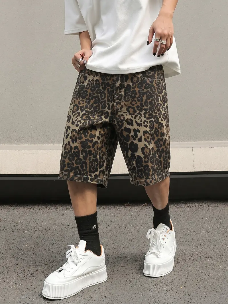 stussy basic mesh short leopard - TikTok Shop