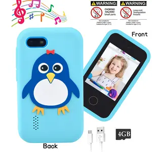 Kids 2-in-1 Learning & Gaming Toy Phone with Memory Card, 2.8 Inch Dual Camera for Photo & Video, Music Player & ABC Learning Table, Early Educational Children's Toy, Perfect Gift for Boys and Girls to Capture Wonderful Childhood