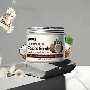 Facial Scrub for Sensitive Skin – Gentle Exfoliation for Even-Toned, Smooth Skin – Non-Irritating Cleanser for All Skin Types Collagen Skin Cleansing Skincare vgo essence