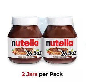 Nutella Hazelnut Spread with Cocoa 26.5 oz 2 pk Perfect for Baking US Attribute Ideal for Cooking and Baking Needs 2 Jars per Pack Creamy Dip Tasty Sweet Flavor Chocolate