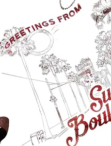 Sunset Boulevard Greetings Graphic Tee, greetings from, hollywood studios tshirt, unique theme park tees, florida vacation shirt, DCA, gift