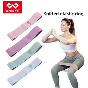 Hip Yoga Supplies Elastic Ring Resistance Belt Hips Female Fitness Male Strength Training Stretching Ring Elastic Tensile Belt