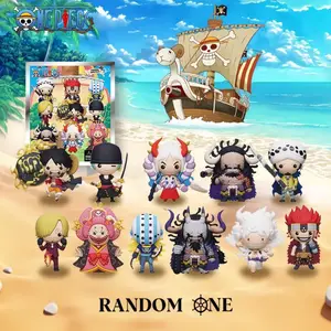 1PC One Piece Officially Licensed Luffy Zoro Kaido Yamato Mystery Blind Bag Keychain Bag Clip Surprise Box Eleven Character IP Randomly 3D Anime Characters Style Cute Cartoon Appearance Bags Accessories Friend Gifts Christmas Present Trendy Cute Keychain