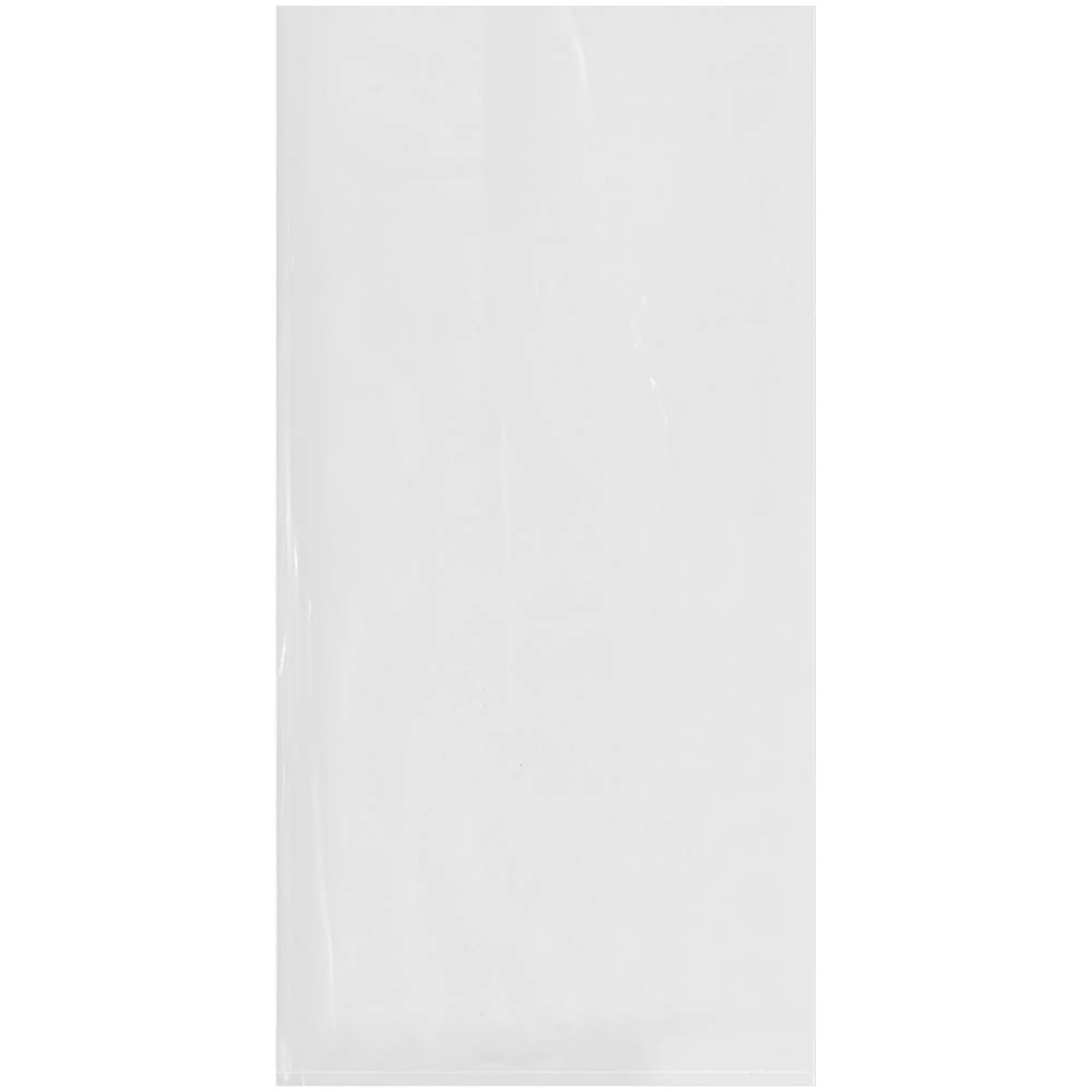Plymor 9" x 18", 4 Mil Flat Open Clear Plastic Poly Bags