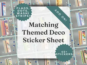 ADD ON! Decorative Washi Strips, Dots, Circles, Flags