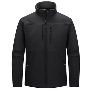 33,000ft Men's Lightweight Softshell Jacket Warm Fleece Lined Windbreaker Waterproof Soft Shell for Outdoor Hiking